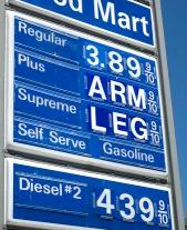 arm and leg gas price