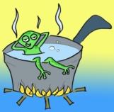 boiling a frog