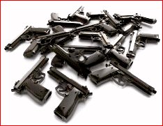 pile of guns