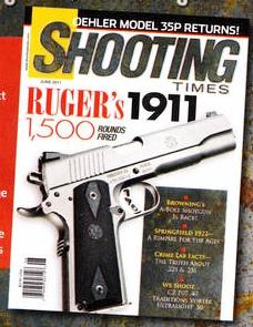 magazine cover with Ruger sr1911